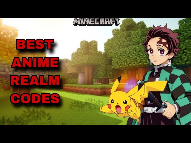 BEST ANIME REALM CODES FOR MINECRAFT BEDROCK EDITION!