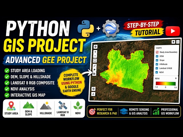 Create Interactive GIS Maps using Python and Google Earth Engine
