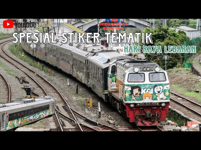 Lokomotif Tematik Spesial Menyambut Hari Raya Lebaran 2025