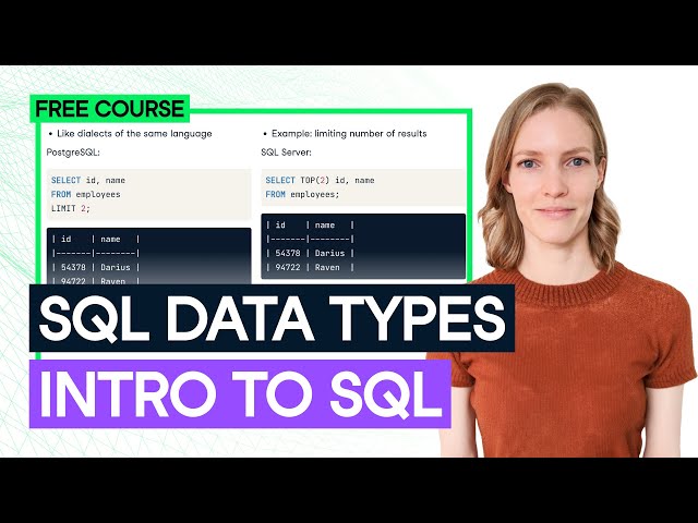 Understanding SQL Data Types: Strings, Integers, and Floats Explained