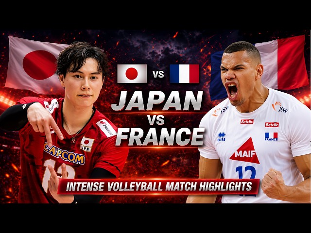 THIS MATCH BROKE THE INTERNET | Japan vs France Volleyball Battle
