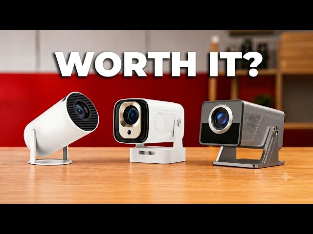 3 Best Smart Mini Projectors 2026 | 4K-Ready Android Projectors with WiFi, Apps, Bluetooth & HDMI