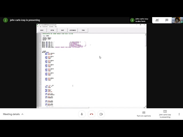 emu8086 assembly language program|  To display shape in the printer demo
