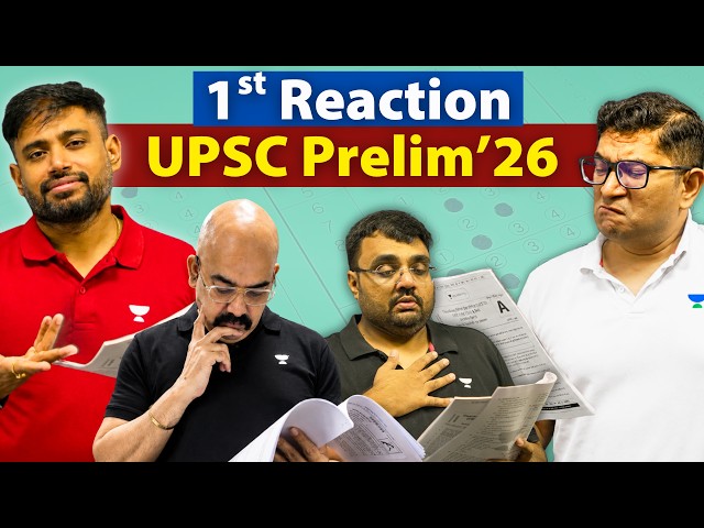 UPSC Prelims 2026 FIRST REVIEW & REACTION, Paper Analysis & Expected Cut-off | UPSC CSE 2026
