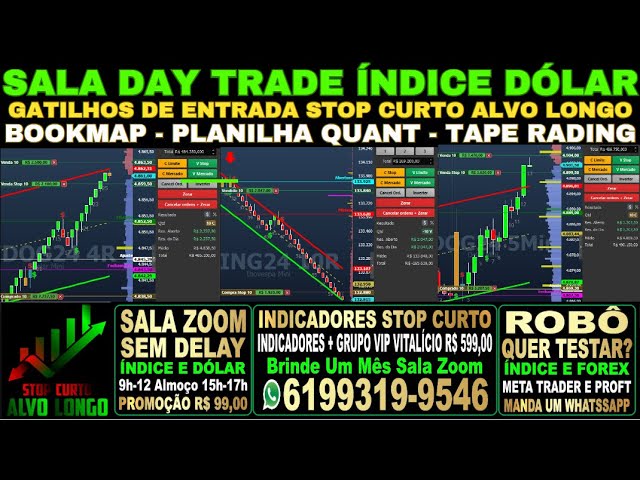 🔴DAY TRADE ENTRADAS AO VIVO 21/01/26 ÍNDICE E DÓLAR PLANILHA QUANT BOOKPMAP TESTE ROBÔS E SALA ZOOM🔴