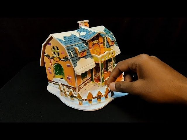 Unboxing & Building 3D Pink Doll House Puzzle! 🧩💖 | Fun DIY Toy House 