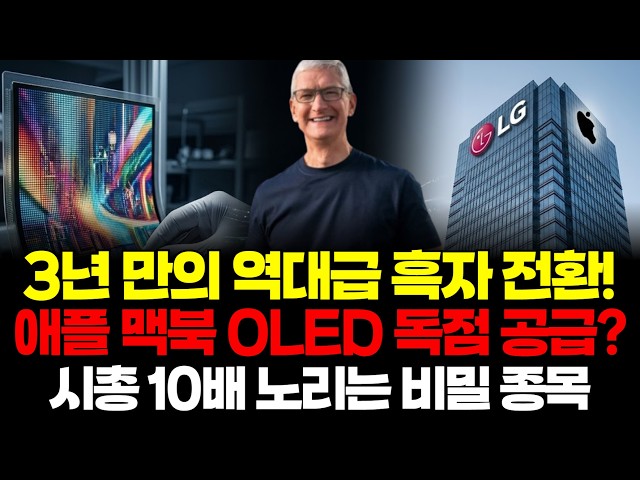 [Stock Recommendation] The End of the LCD Era and the Counterattack of OLED! Samsung and LG Stake...