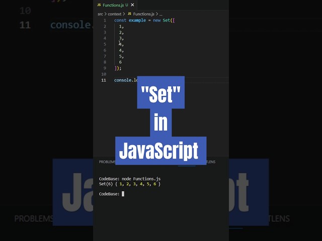 Try Set Before Using Array In Javascript