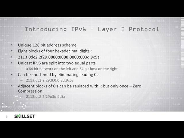 IP Networking (CISSP Free by Skillset.com)