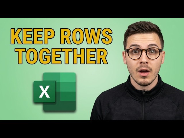 How To Sort In Excel But Keep Rows Together [2026 Guide]
