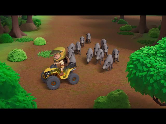 Can We Save the Dancing Bird’s Clearing From Wild Pigs?! 🦘🦜 | Leo the Wildlife Ranger S8 EP5