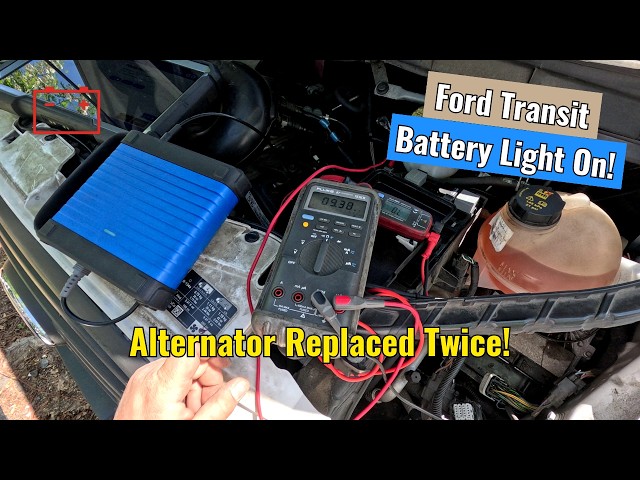 2018 Ford Transit Battery Light On! Alternator Replaced Twice!