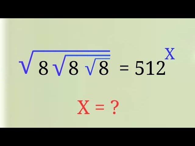 Math Olympiad Question | Indian | Can You Solve This ? | Radical Exponential Problem 