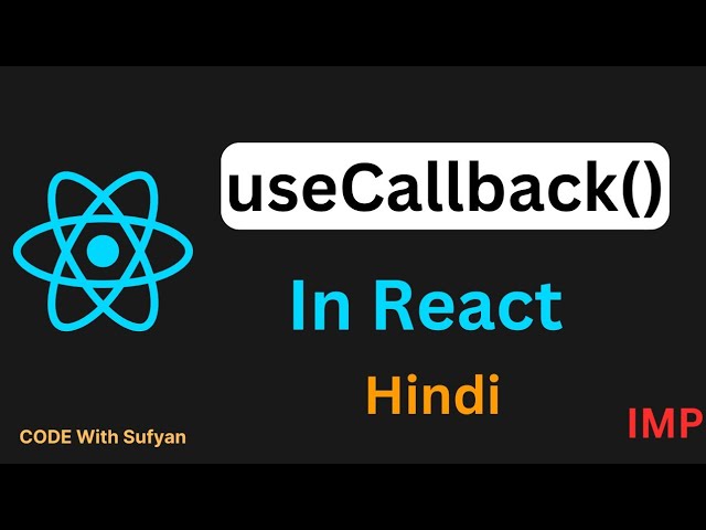 useCallback Hook in React JS in Hindi | usecallback React Hook