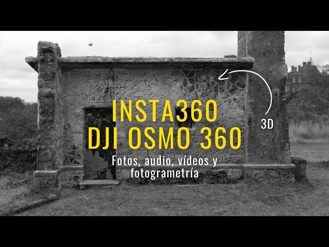 ⚫ DJI Osmo 360 vs Insta360X5 - Photos, Audio, Videos and Photogrammetry #insta360 #djiosmo360