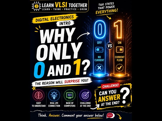 Why Do Computers Use Only 0 and 1? 🤔 | Digital Electronics for Beginners #video 3