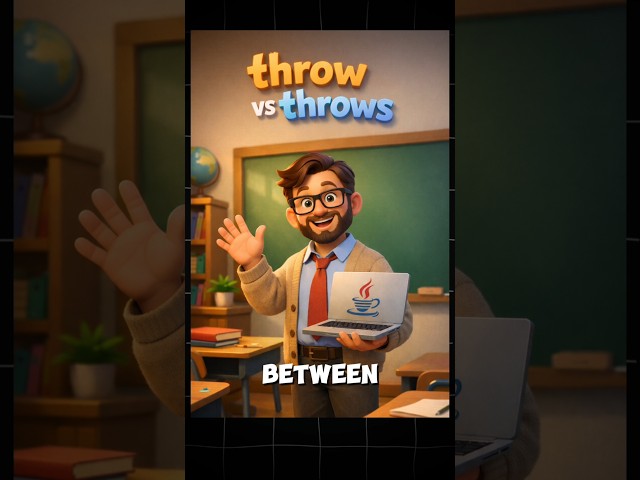 Difference Between throw and throws #java #programming #throw #shorts