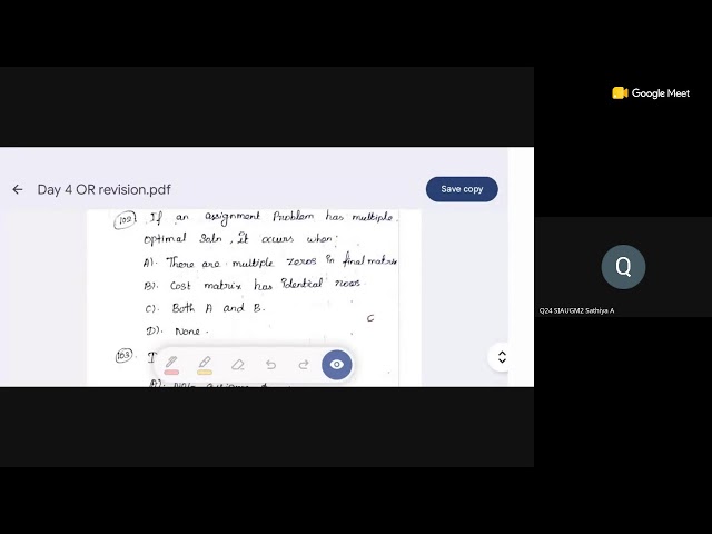Revision class unit 9 OR 27.7.26- UG TRB Maths 2