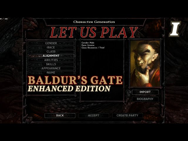 BG:EE — Let's Play S01E01: A Malevolent God?