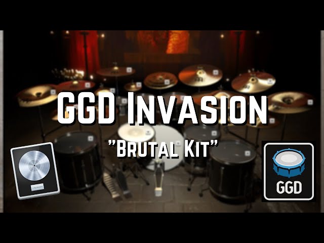 Mix-Ready GGD Invasion "Brutal Kit" | Logic Pro X