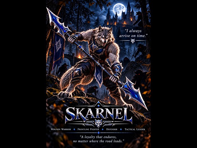 Skarnel – Wolf Warrior Character Showcase | Tripo AI + Unreal Engine @TripoAI_EU #tripop2