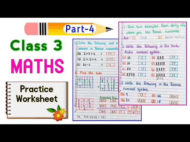 Class 3 Maths | Class 3 Maths Worksheet | Maths Worksheet for Class 3 | Class 3 Worksheet | Class 3