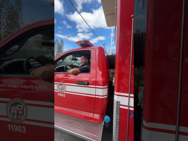 Rolling out to go save a life #lafd
