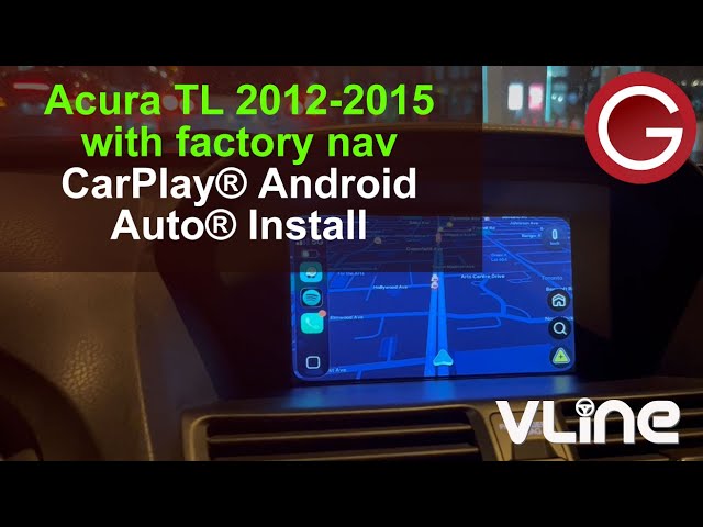 How to install wireless CarPlay Android Auto in Acura TL 2012 2013 2014 2015 | GROM VLine VL2 HON2V