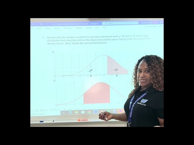 Advanced Algebra | Unit 1 Study Guide: Data & Statistics (#5)
