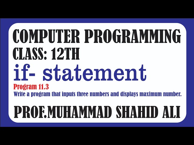 Chapter#11 Program 11.3 ( C-Language )