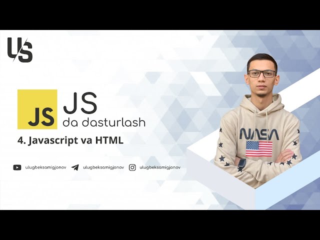 Javascript | 4. Javascript va HTML