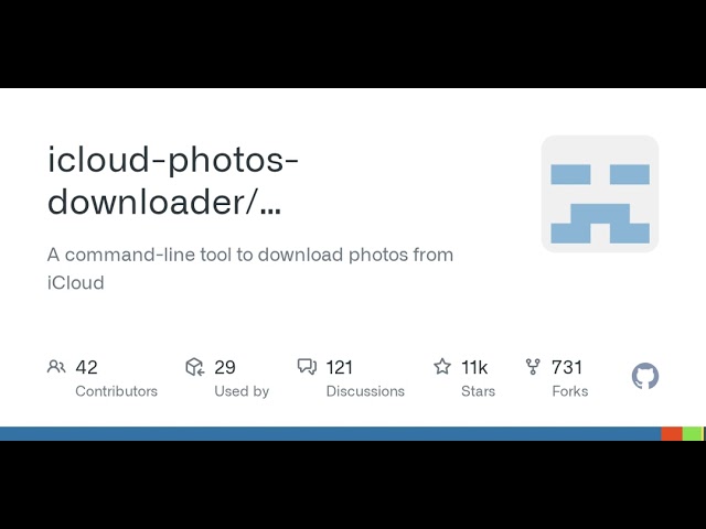 GitHub - icloud-photos-downloader/icloud_photos_downloader: A command-line tool to download photo...