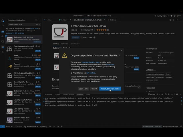 How to Set Up Java in Google AntiGravity IDE and AI Agent Created Java Code (2026 Full Guide)