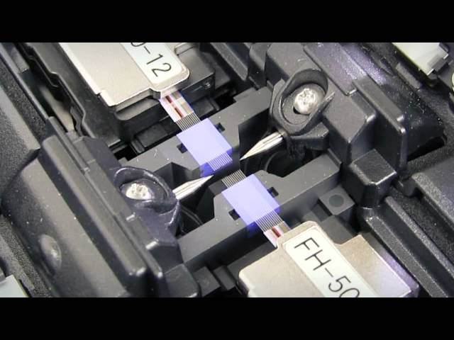 Fiber ribbon preparation for use in the 70R fusion splicer