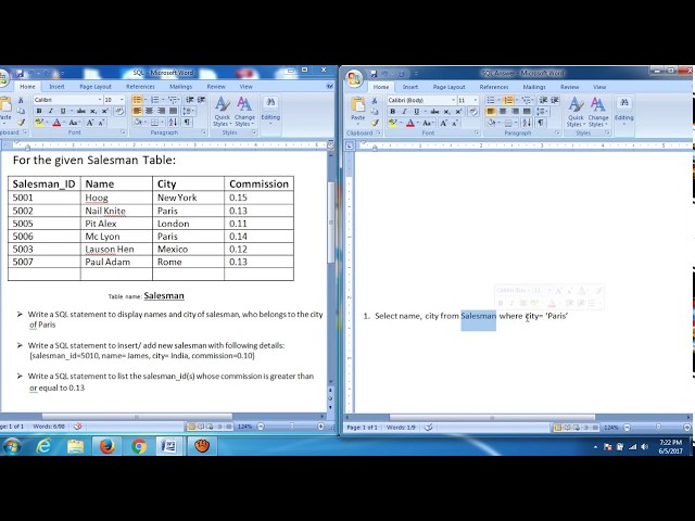 SQL Basics