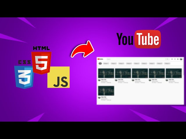 First Programming Tutorial! | How to make YouTube clone with HTML & CSS!