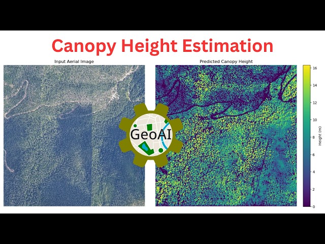 Canopy Height Estimation with GeoAI and Pretrained Models