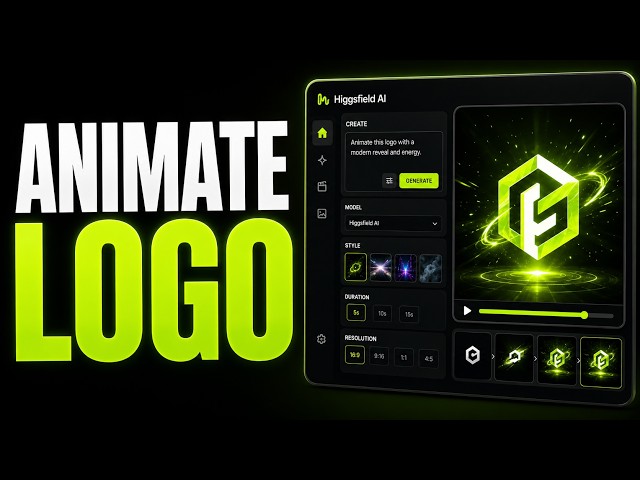 How To Animate Logo With AI Higgsfield [FULL GUIDE]