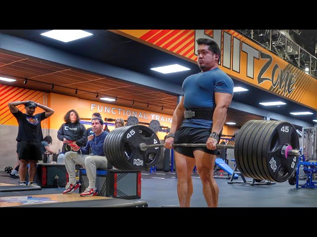 When Elite Lifter Trains at a Commercial Gym...👀