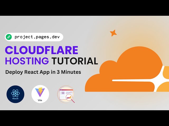 [FREE] Host React Projects in 3 Minutes on CLOUDFLARE | Step By Step Hosting Tutorial | React Vite