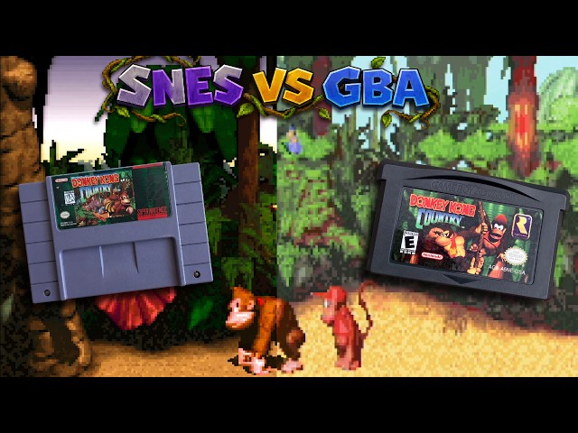 Donkey Kong Country: SNES vs GBA