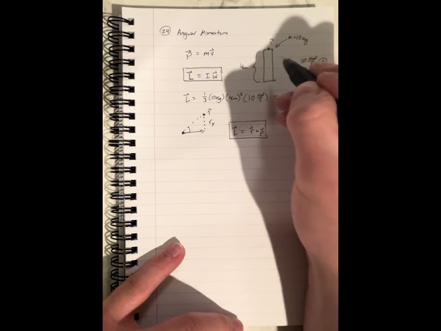 UPI Final Study Guide — 24. Angular Momentum