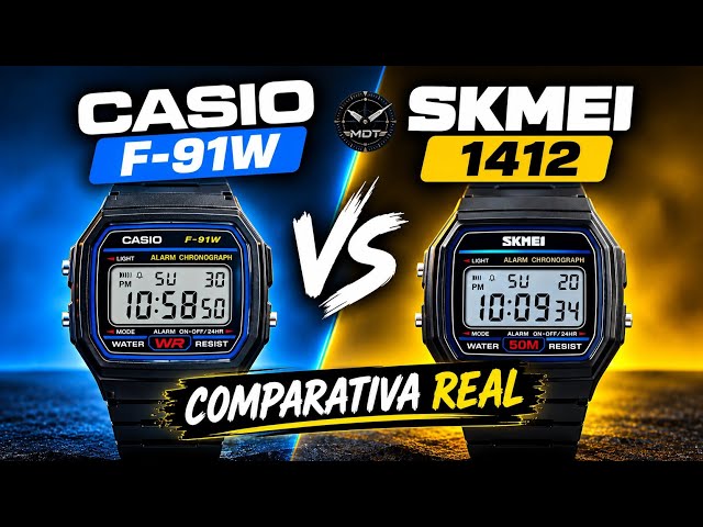 CASIO F-91W vs. SKMEI 1412 | Which one is worth buying? (Real Comparison)