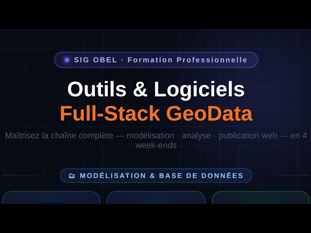 Formation Expert Full-Stack GeoData - SIG, SGBD & Webmapping