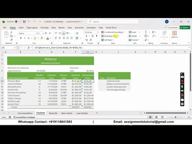 Illustrated Excel 365 | Module 11: SAM Project B Alliancy, Inc.