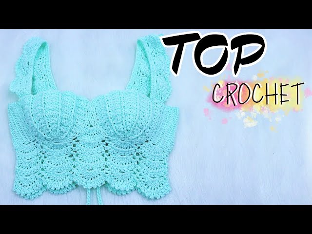 MERMAID STYLE CROCHET TOP PART 1/2