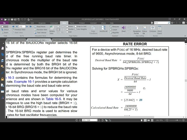 UART tutorial for PIC18 in assembly using the datasheet.