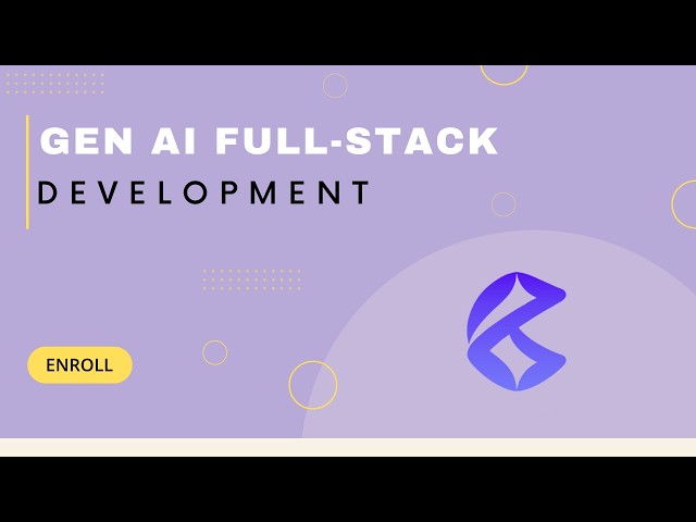 GenAI Full Stack Development