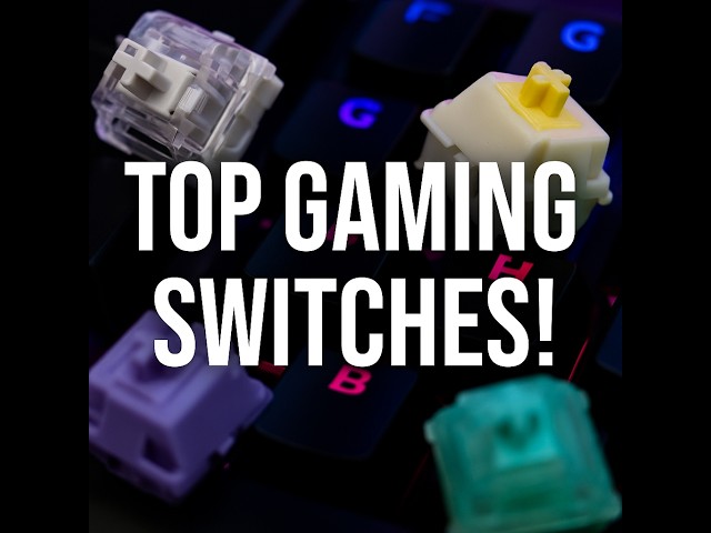 Best Mechanical Switches for Gaming in 2025 (Insanely Fast!)