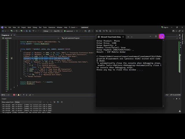 switch statement